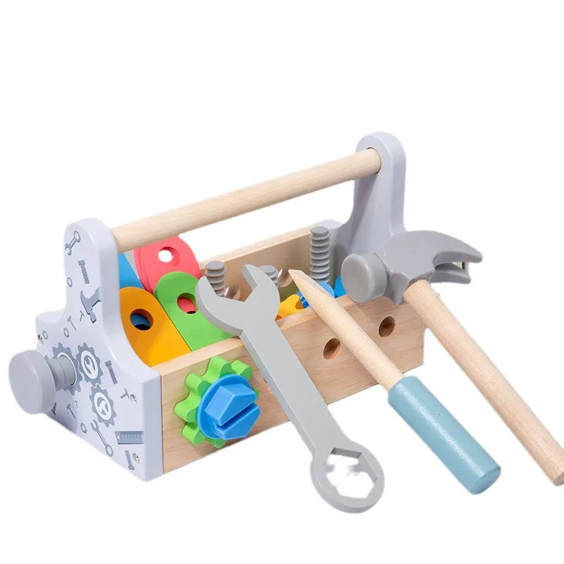 Houten Gereedschapskist Speelset voor Kinderen