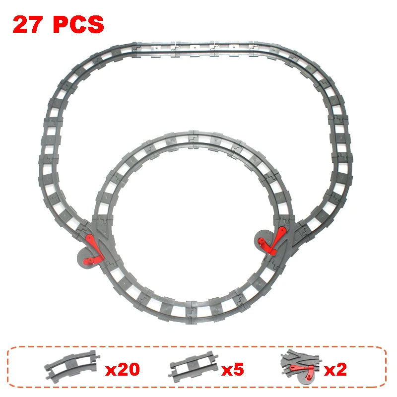 Bouwblokken Treinbaan Set – Duplo Compatibel