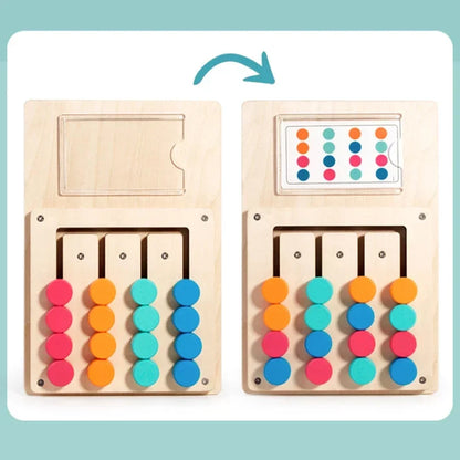 Montessori Houten Kleur- en Vormenspel