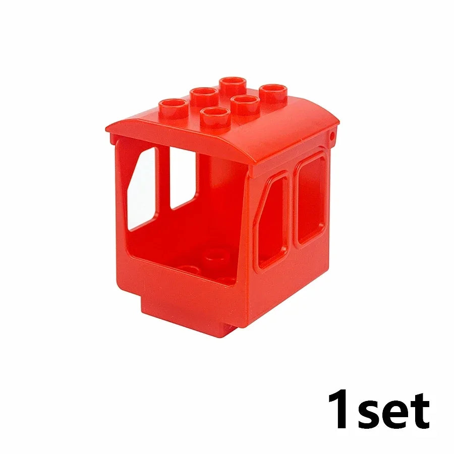 Trein rails onderdelen set – Compatibel met Duplo®
