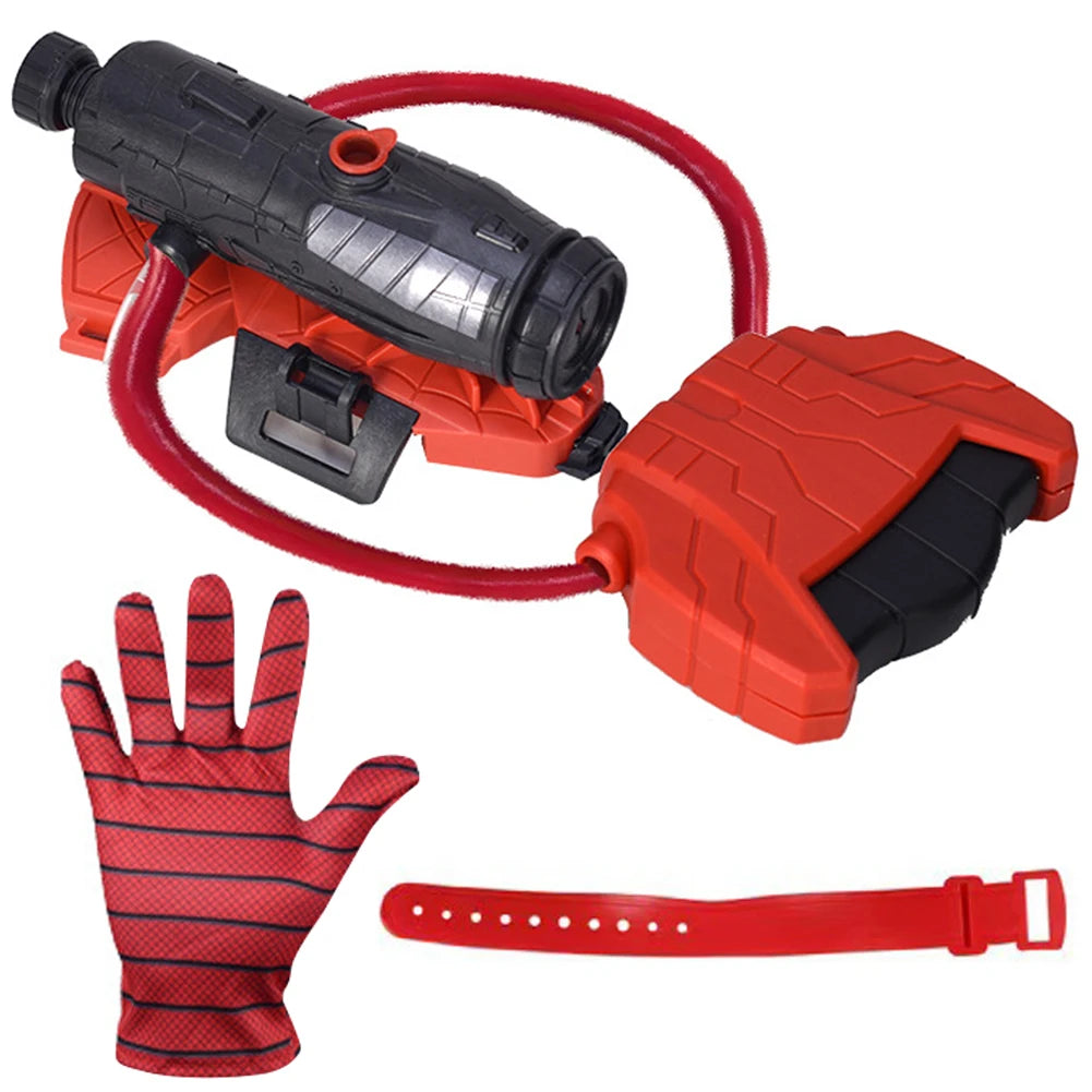 Waterpistool voor om de pols met handschoen