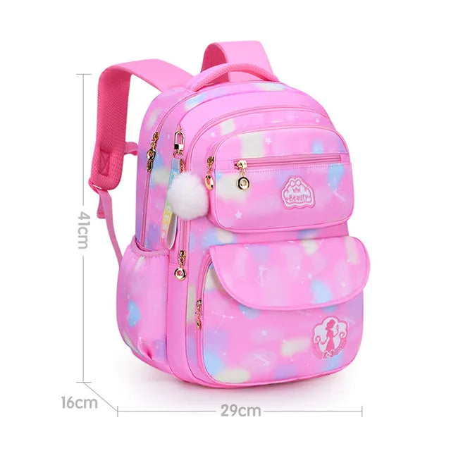 Roze Schooltas Rugzak voor Meisjes en Tieners