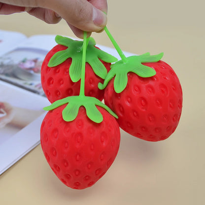 Aardbei Squishy Stressbal