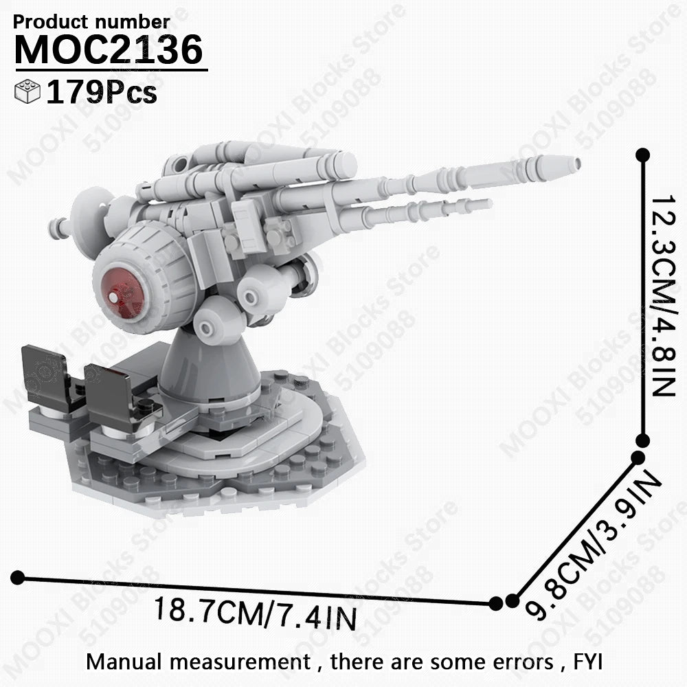 MOOXI Space Wars Bouwset: Voertuig & Tank Compatibel met LEGO®
