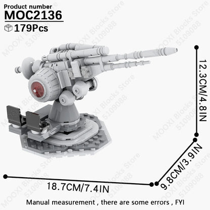 MOOXI Space Wars Bouwset: Voertuig & Tank Compatibel met LEGO®