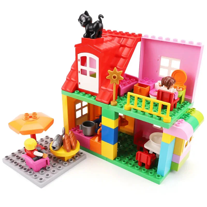 Ramen & deuren voor grote bouwstenen – Compatibel met Duplo®
