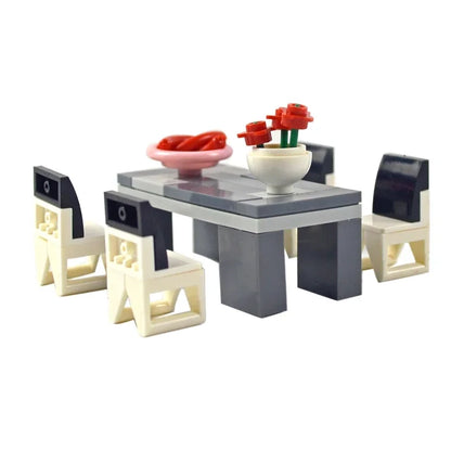 Transparante ramen & deuren bouwstenen set – Compatibel met LEGO®