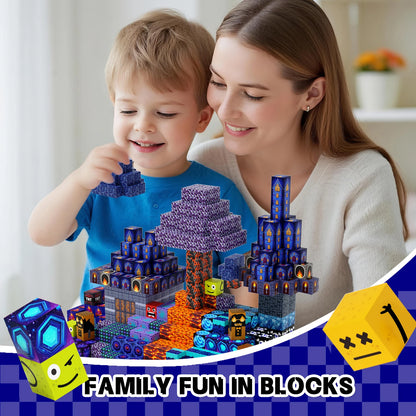 Magnetische Bouwtegels met Licht (200 stuks)