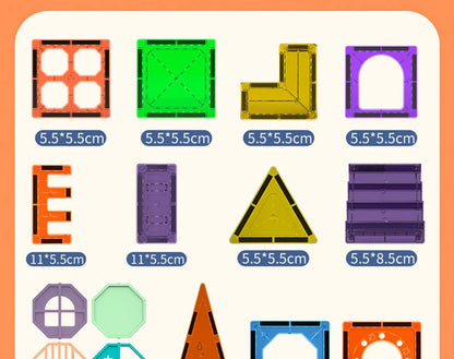 Magnetische Bouwtegels voor Kinderen