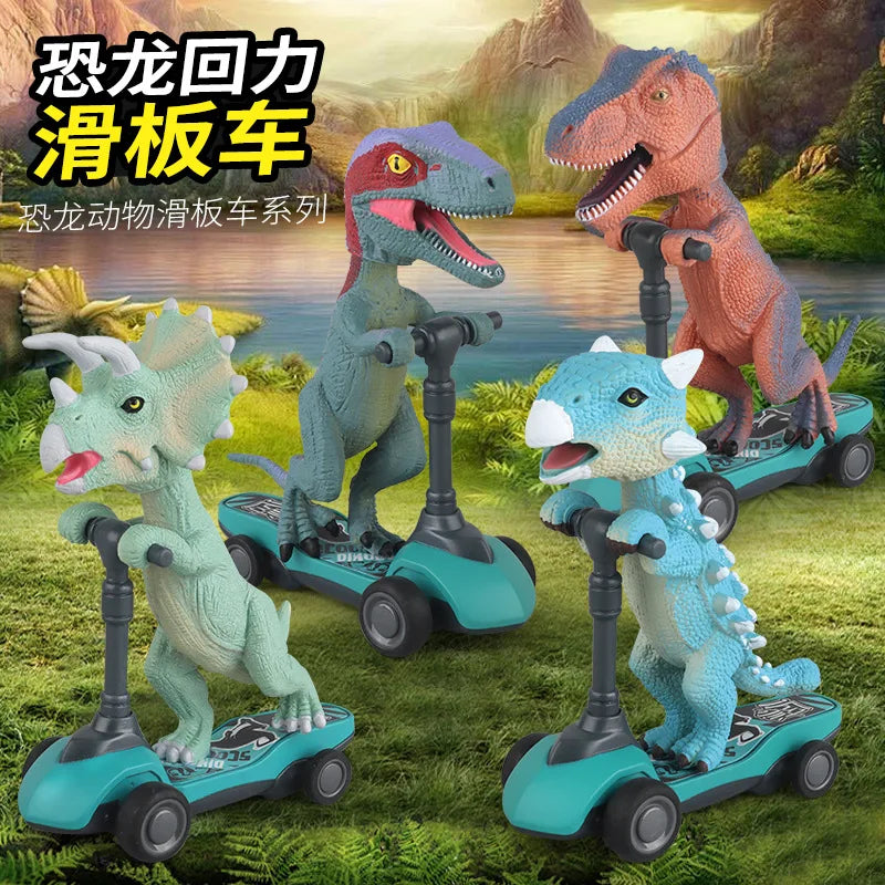 Dinosaurus Speelgoedmodel met Terugtrekfunctie