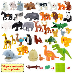 36 animal with plate