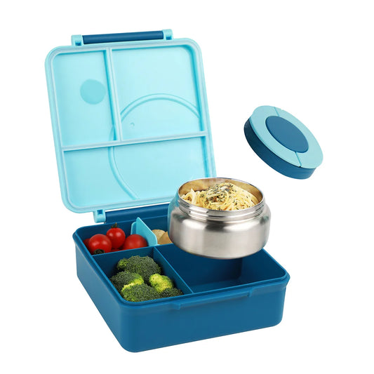Kinder Lunchbox met Vakken en Geïsoleerd Bakje