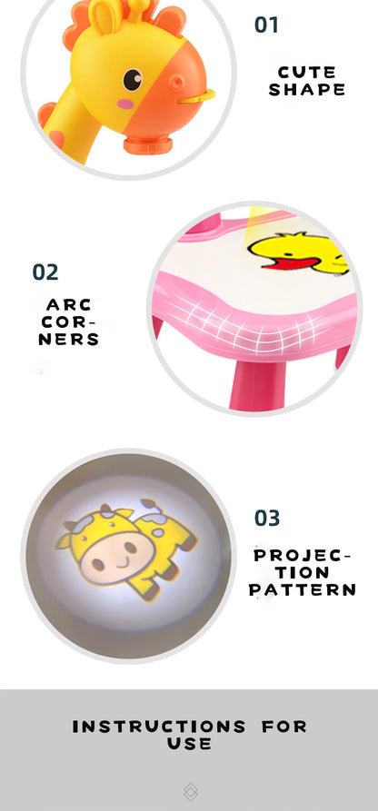 Tekentafel met Projector voor Kinderen