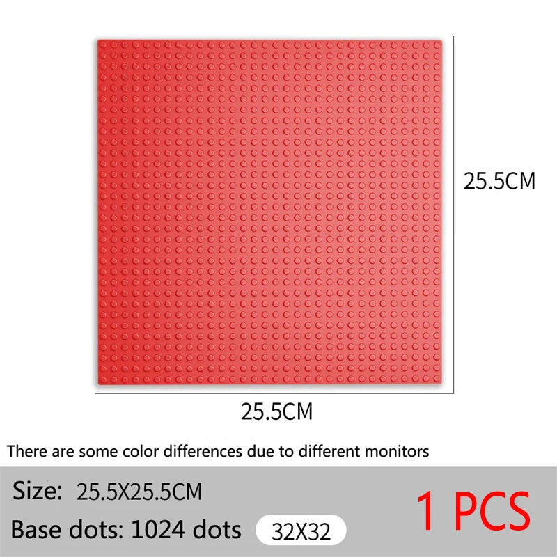 Bouwplaat 32x32 studs voor bouwblokjes – Compatibel met Lego