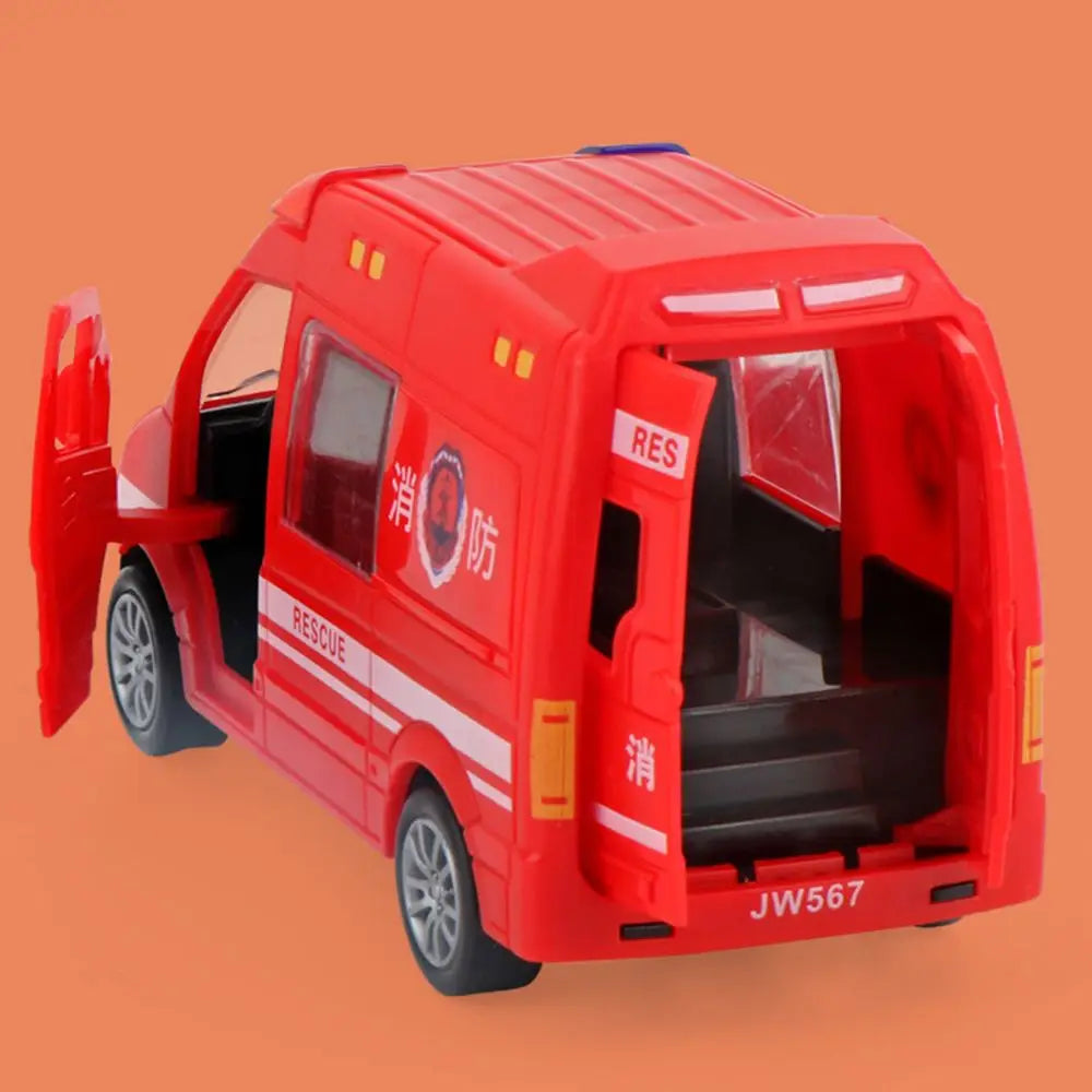 Inertie Voertuig Model – Politieauto, Brandweerwagen of Ambulance