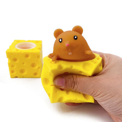 Knijpspeeltje Kaas met Muis voor Stressvermindering