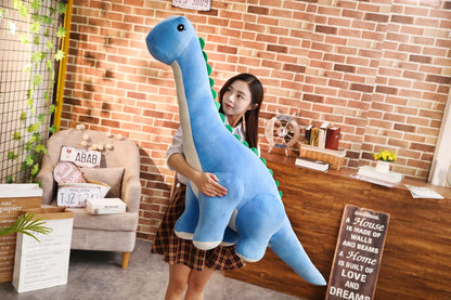 Zachte Dinosaurus Knuffel van Pluche – 50 of 80 cm – Diverse kleuren