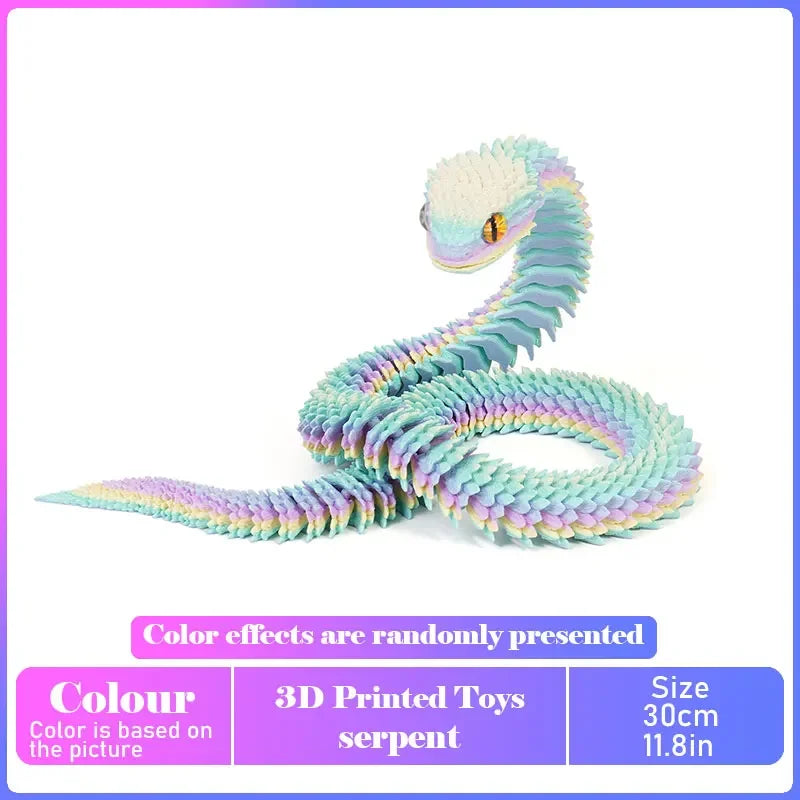 3D Geprinte Draak | Beweegbaar Model voor Decoratie