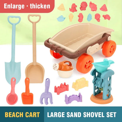 Zandbak- en Strandset met Trolley