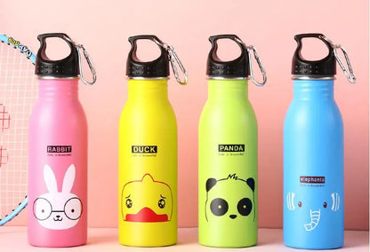 500ml Roestvrijstalen Waterfles met Rietje voor Kinderen