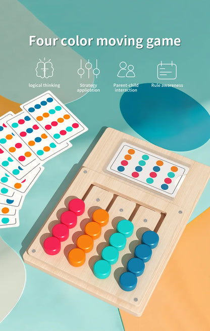 Montessori Houten Kleur- en Vormenspel