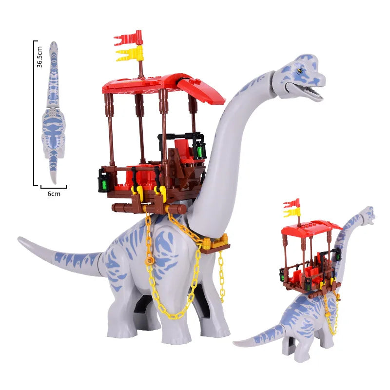 Bouwstenen Brachiosaurus Dinosaurus Set - Compatibel met Lego Blokken