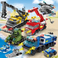 6-in-1 Bouwblokken Set Politie Brandweer Kasteel | LEGO®-compatibel 6-12 jaar