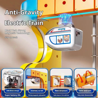 Magnetische Bouwblokken Treinbaan met Elektrische Trein
