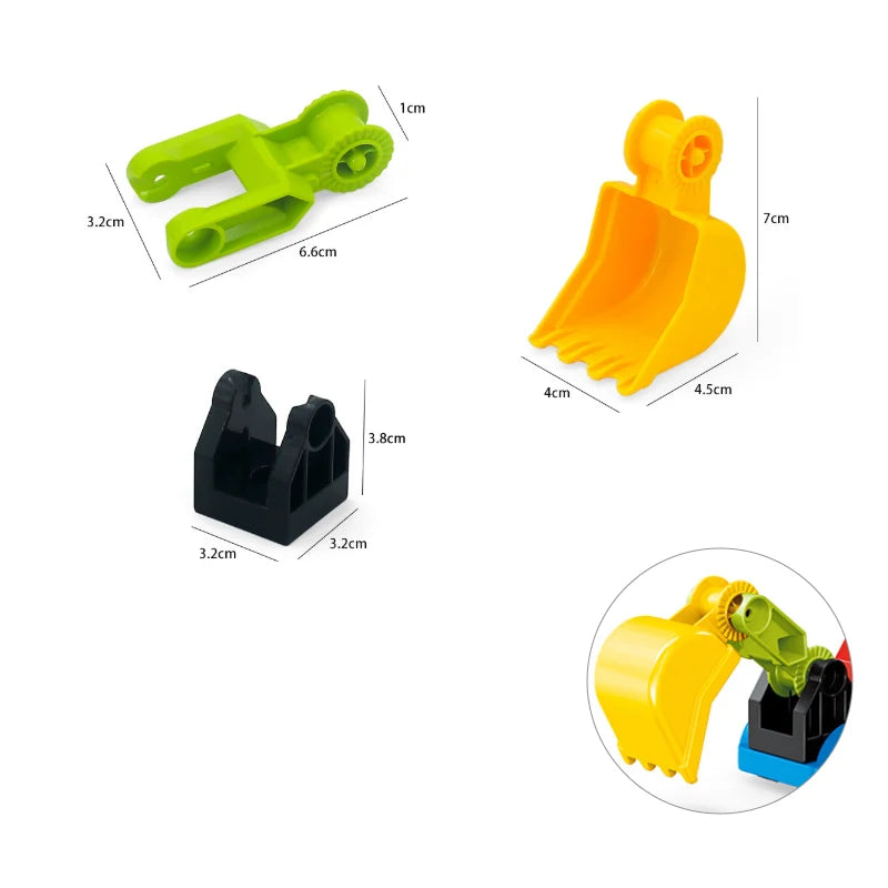 Treinbaan set met rails – Compatibel met Duplo®