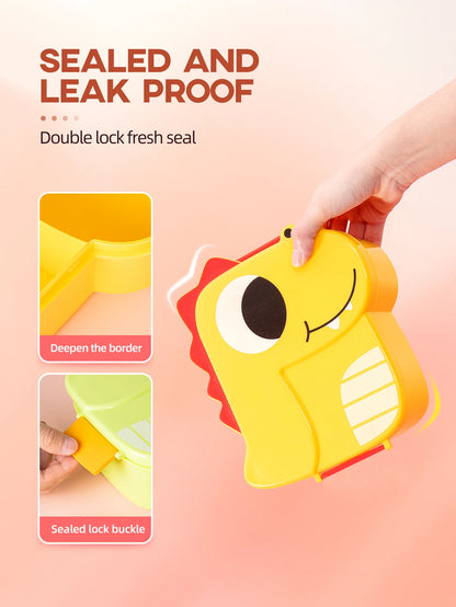 Draagbare Dinosaurus Bento Lunchbox