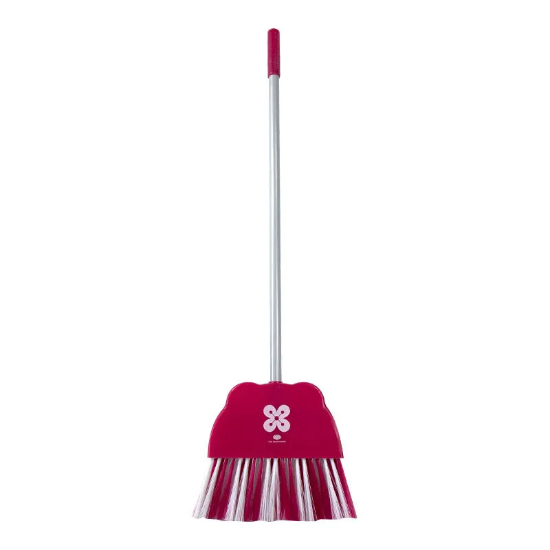 Mini speelgoed schoonmaakset met bezem, dweil en stoffer