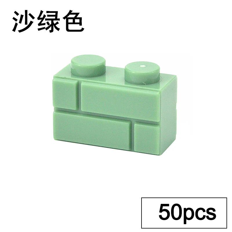 Kleine bouwstenen voor muren | Compatibel met Lego | Diverse maten