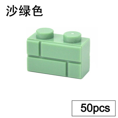 Kleine bouwstenen voor muren | Compatibel met Lego | Diverse maten
