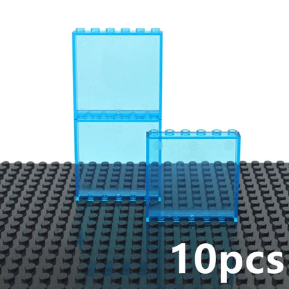 Transparante ramen & deuren bouwstenen set – Compatibel met LEGO®