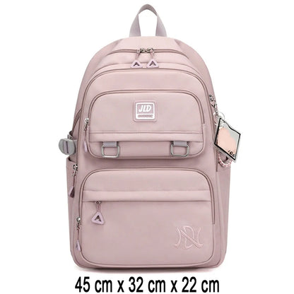 Roze Schooltas Rugzak voor Meisjes en Tieners