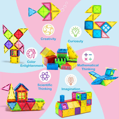Magnetische Bouwstenen Montessori Set