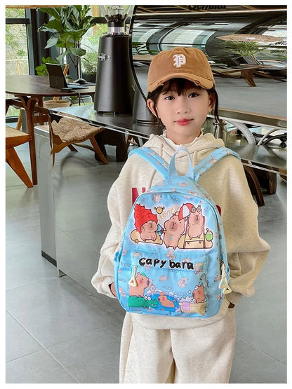 Ruime Capybara Rugzak van Nylon – Ideaal als Schooltas