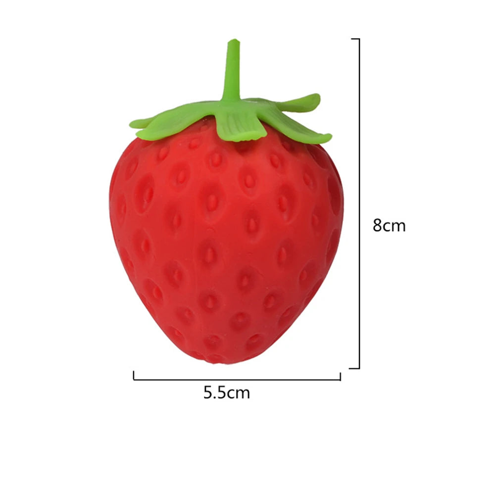 Aardbei Squishy Stressbal
