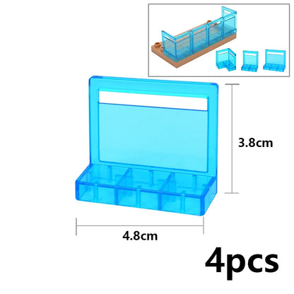 Huis onderdelen set voor grote bouwstenen – Compatibel met Duplo®