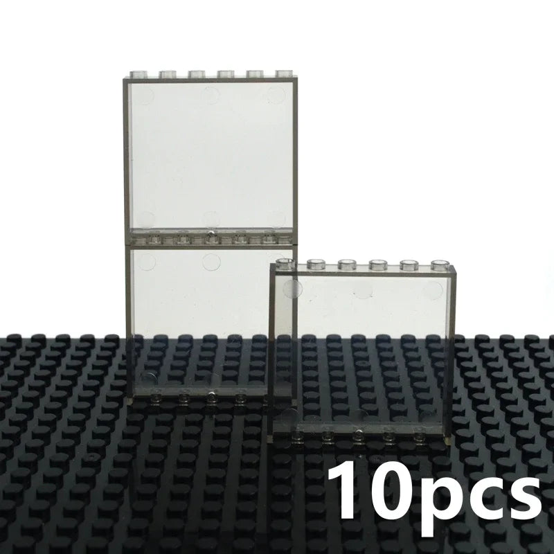 Transparante ramen & deuren bouwstenen set – Compatibel met LEGO®