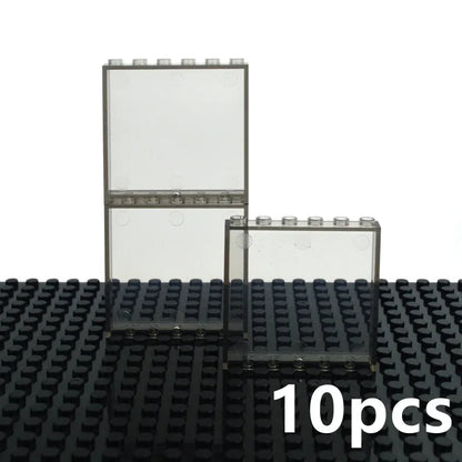 Transparante ramen & deuren bouwstenen set – Compatibel met LEGO®