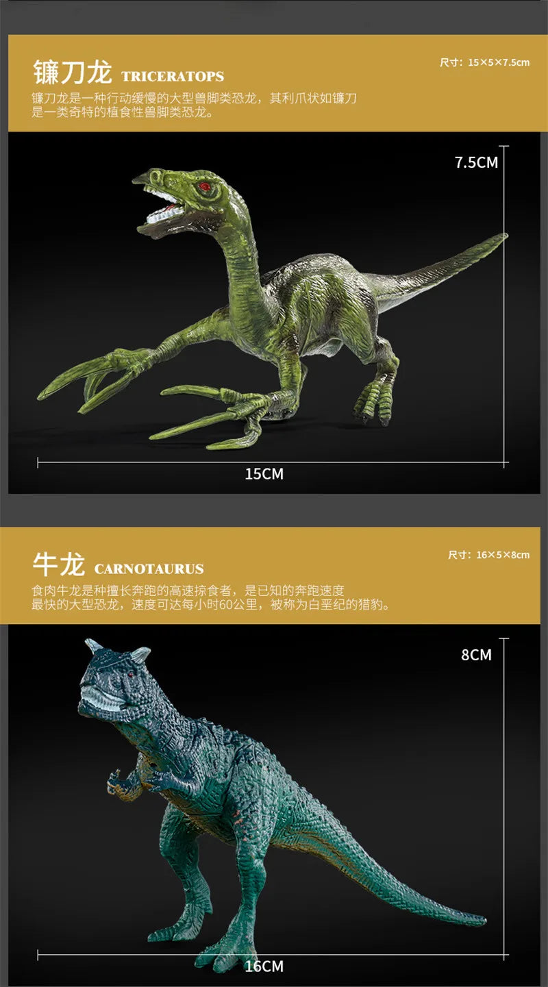 Set van Dinosaurus Figuren - Jurassic Modellen voor Kinderen