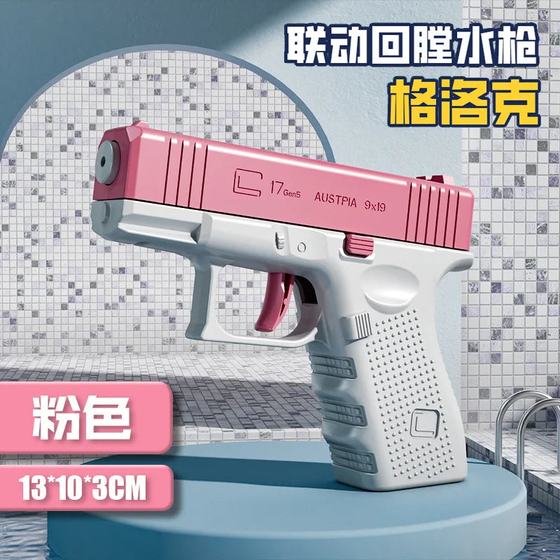 Automatisch Waterpistool – Handmatig – Hoge Druk – Voor Kinderen en Volwassenen