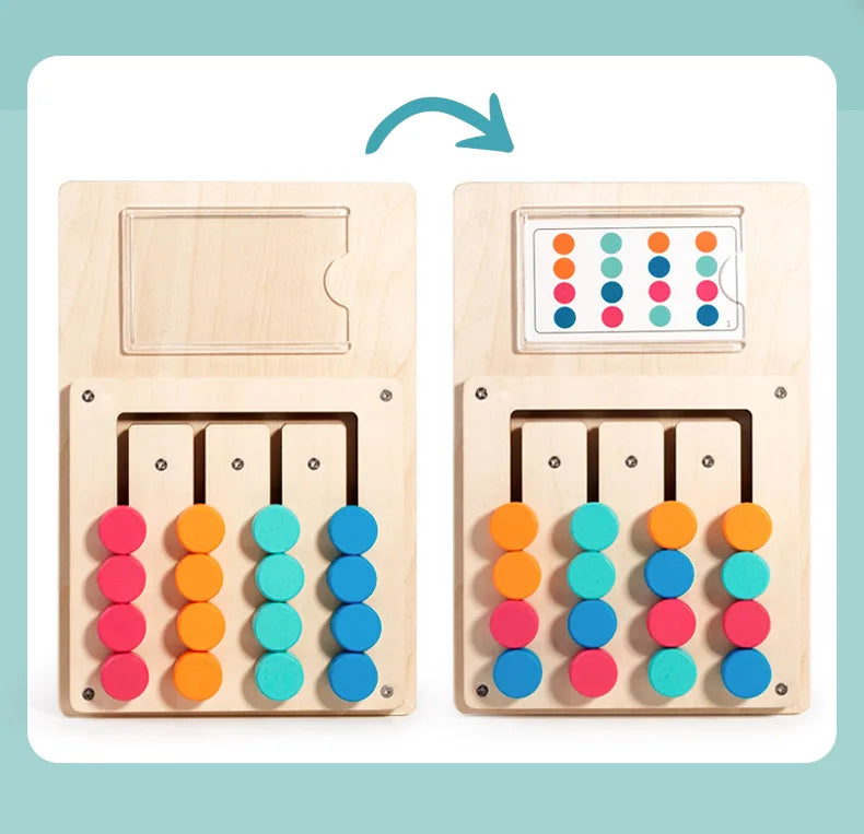 Montessori Houten Kleur- en Vormenspel