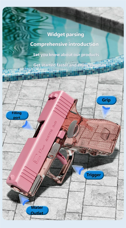 Mini Waterpistool voor Tieners en Volwassenen - Buitenplezier
