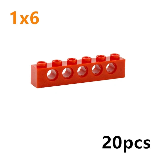 Technische bouwstenen balken – Compatibel met LEGO® (met gaten)