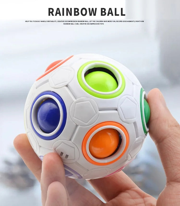 Antistress Regenboog Puzzelbal