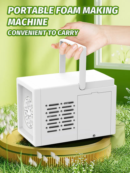 Automatische Bellenblaasmachine Handheld – 10 Gaten | Zonder Batterij en Bellenblaasvloeistof