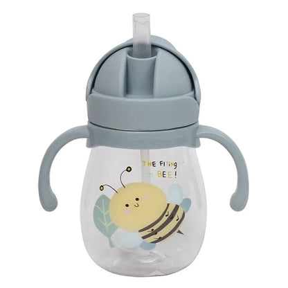 Anti-lek Drinkbeker met Rietje en Zwaartekrachtbal voor Baby's en Peuters