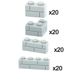 Light Gray-80pcs